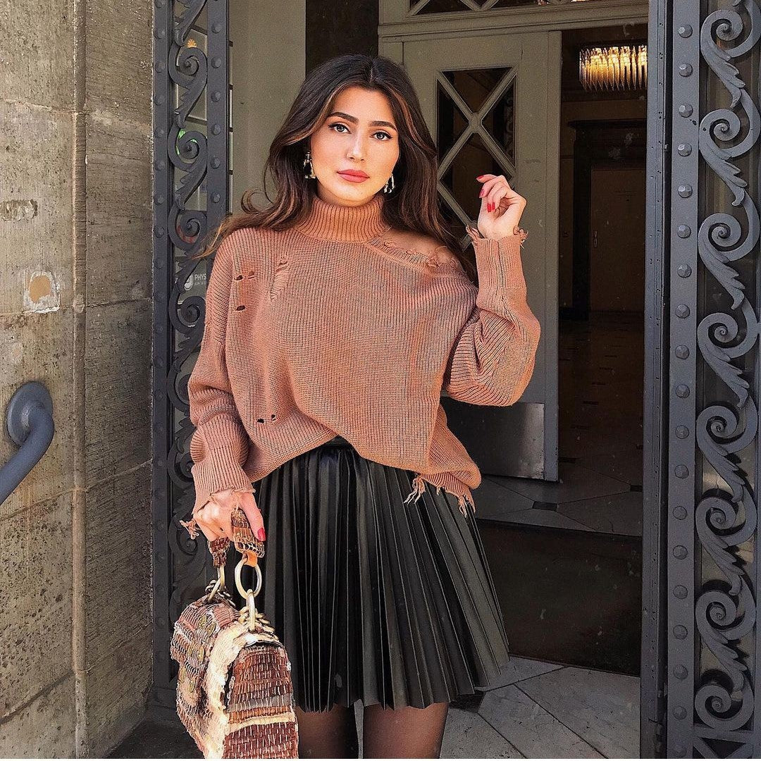 City Chic Pleated Skirt