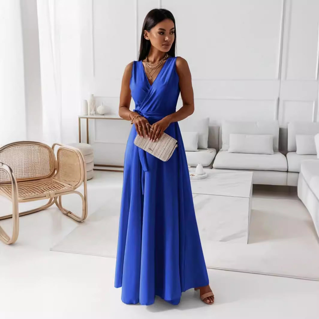 Athena Wrap Maxi Dress