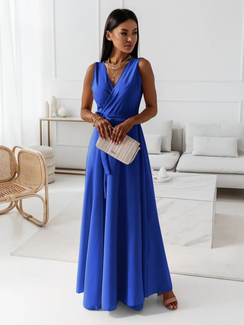 Athena Wrap Maxi Dress