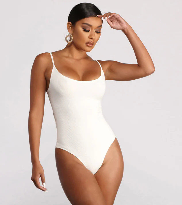 Luna Lace-Back One-Piece Swimsuit