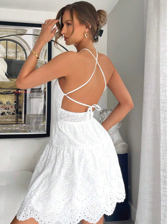 Bianca Eyelet Dress