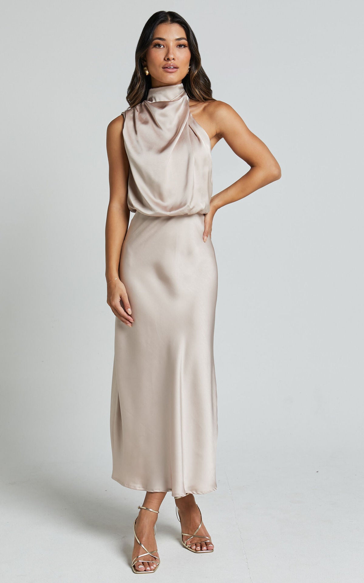 Satin Dream Sleeveless Gown