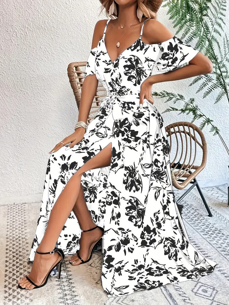 Isla Bloom Slit Dress