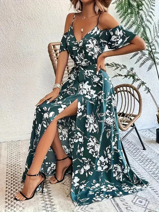 Isla Bloom Slit Dress