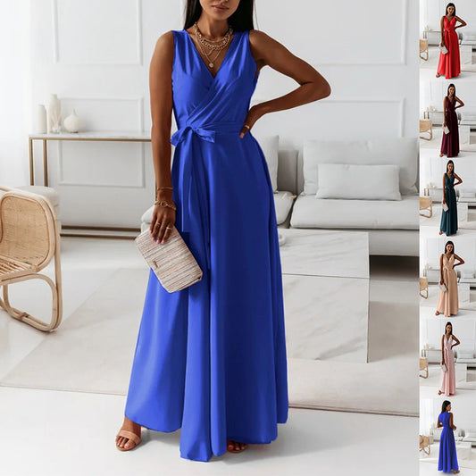 Athena Wrap Maxi Dress