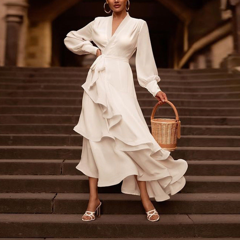 Élise Ruffle Dress