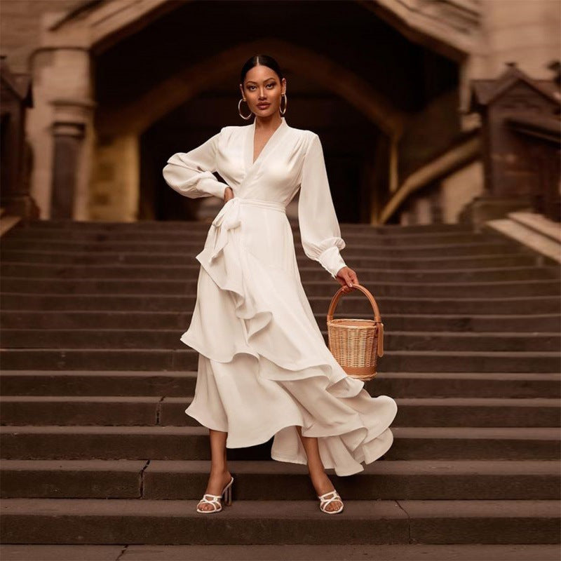 Élise Ruffle Dress