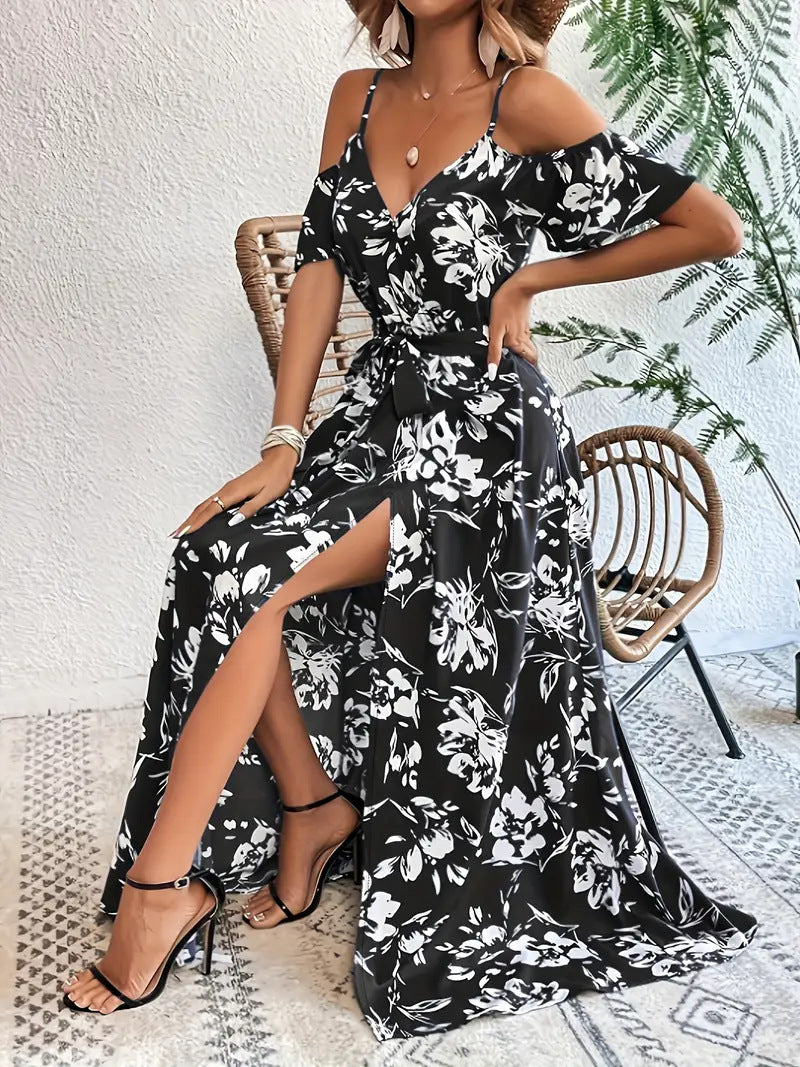 Isla Bloom Slit Dress